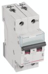 Legrand 404181 TX3 LS-Schalter C 2A 1-polig+N 10kA 230VAC 2TE