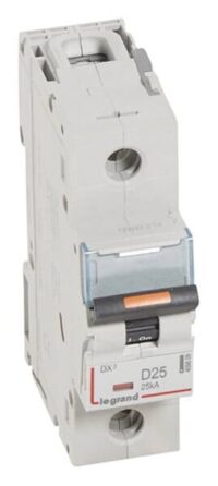Legrand 409809 DX3 LS-Schalter D 25A 1-polig 25kA 230/400VAC 1,5TE