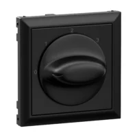Legrand 765332 SEANO Abdeckung f.3-Stufenschalter (0,1,2,3) schwarz lackiert