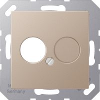 Jung Abdeckung champ. für 2 Kleinst.Dosen A 562 CH