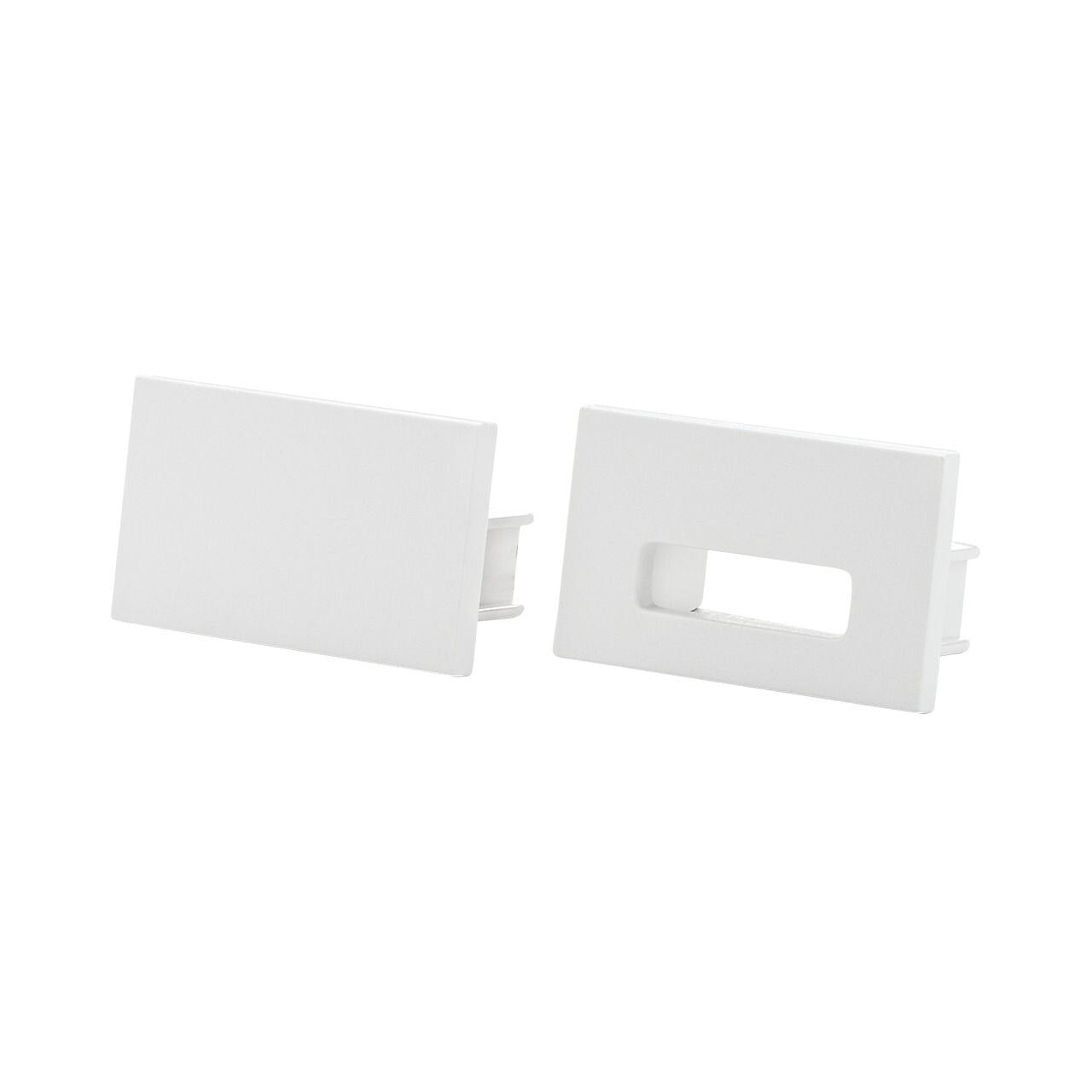 SG Leuchten SG LEUCHTEN Endkappe weiß Kunststoff L14mm H12mm 391447