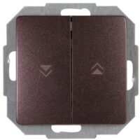 Kopp 651526085 Jalousieschalter 10AX 250V Paris palisander-braun