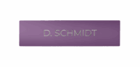 DoorBird D21x Namensschild für eine Ruftaste, individuelle Gravur – RAL 4005
