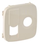 Legrand 754836 Abdeckung für TV+RJ45 Einsatz Kategorie6 UTP Valena Allure mandelweiß