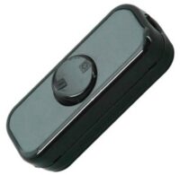 Kopp 193605002 Schnurzwischenschalter 2-polig Wippenausschalter 250V 10A schwarz