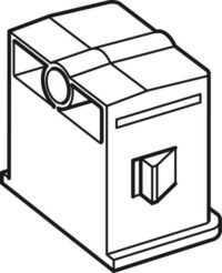 Legrand 348575 Schutzkappe U50/U55/U60 gelb