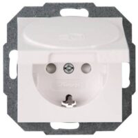 Kopp 940129087 Schutzkontaktsteckdose KS 1-fach 16A 250V Athenis reinweiß