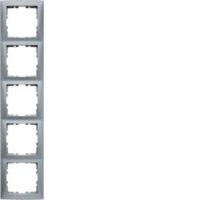 Berker 10159939 Rahmen 5-fach S.1 aluminium MATT