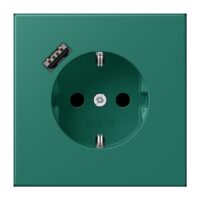 Jung LC1520-18A216 SCHUKO-Steckdose mit USB Typ A LC32040