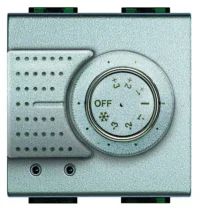 BTicino NT4692 Raumthermostat mit Stellrad 3-40°C Kontroll-LEDs Tech
