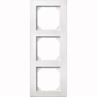 Merten Rahmen 3 fach polar weiß bündiger Einbau 488319
