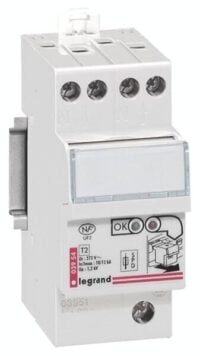 Legrand 003951 ÜSS-Ableiter Typ2+3 1+1 Schaltung 12kA Isc 6kA mit Vorsicherung
