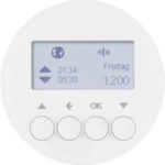 Berker KNX-Funk Jalousieschaltuhr polarweiß glänzend 85745139