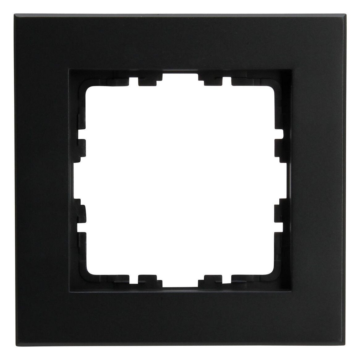 Kopp Kopp 406850007 HK07 PURE-Abdeckrahmen 1-fach Farbe:schwarz matt
