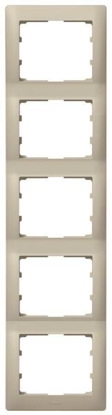 Legrand Legrand 771409 Rahmen 5-fach senkrecht Galea titanium