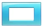 BTicino LNA4804AD LivingLight Abdeck- rahmen für Kompaktinstallation 4M Blau