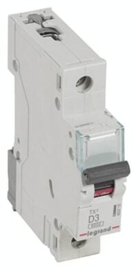 Legrand 403715 TX3 LS-Schalter D 3A 1-polig 6kA 230/400VAC 1TE