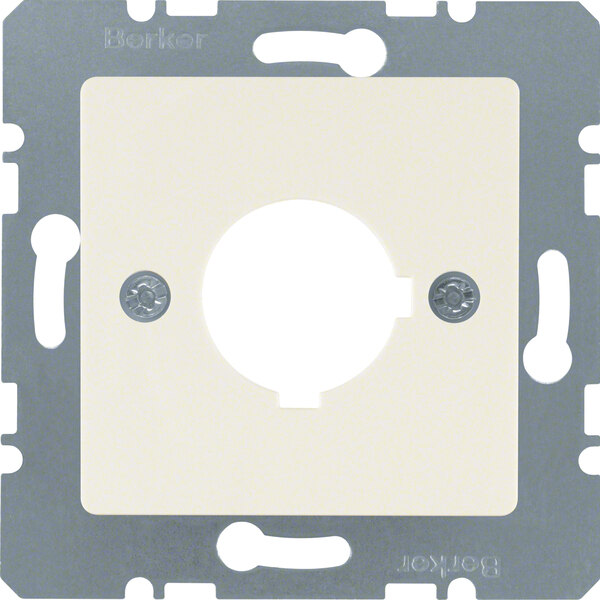 Berker Berker 143202 Zentralplatte für D22,5mm weiß glänzend