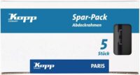 Kopp 402550011 PARIS Abdeckrahmen 5x 2-fach mattschwarz