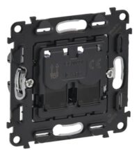 Legrand 753049 Datendose Kategorie6a 2xRJ45 geschirmt STP Valena IN´MATIC weiß