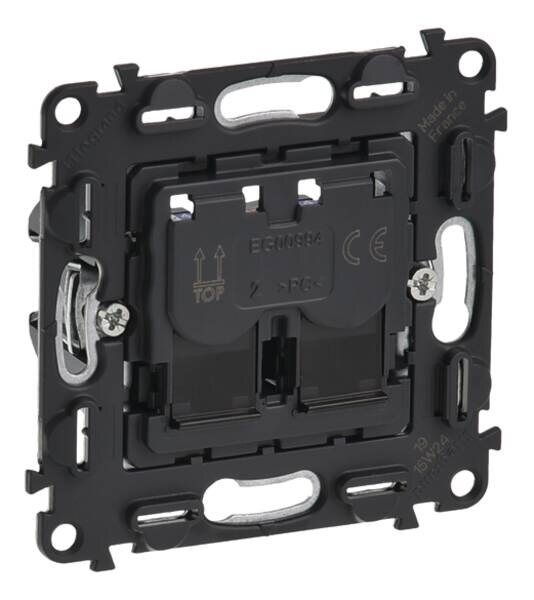 Legrand Legrand 753049 Datendose Kategorie6a 2xRJ45 geschirmt STP Valena IN´MATIC weiß