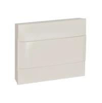 Legrand 135201 AP-Verteiler mit Kunststofftür weiß 1x12M Praktibox S