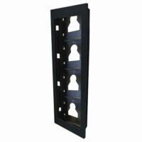 Comelit Group Montagerahmen 4 Module, schwarz UT9164B