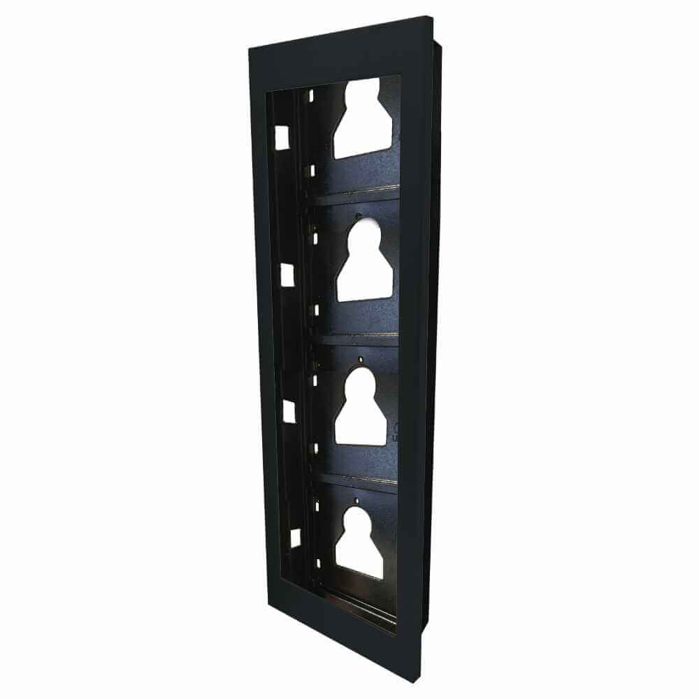 Comelit Comelit Group Montagerahmen 4 Module, schwarz UT9164B