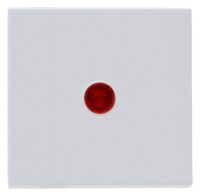 Kopp 490053003 HK07-Flächenwippe mit Linse rot Farbe:grau matt