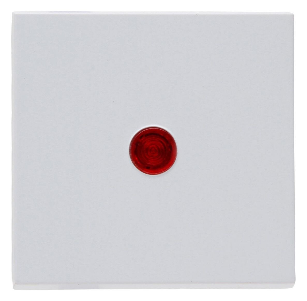 Kopp Kopp 490053003 HK07-Flächenwippe mit Linse rot Farbe:grau matt