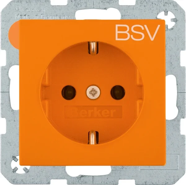 Berker Berker Steckdose Schuko Aufdr BSV, S.1 gl. or 47238917