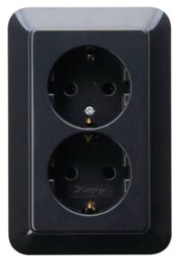 Kopp 945715089 Std.2-fach ohne BS RIVO anthrazit