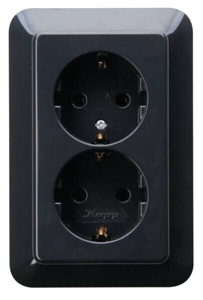 Kopp Kopp 945715089 Std.2-fach ohne BS RIVO anthrazit