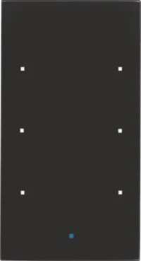 Berker Glas-Sensor 3-fach schwarz 75143835