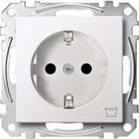 Merten SCHUKO-Steckdose polar weiß Kennz.Waschmaschine MEG2352-0419