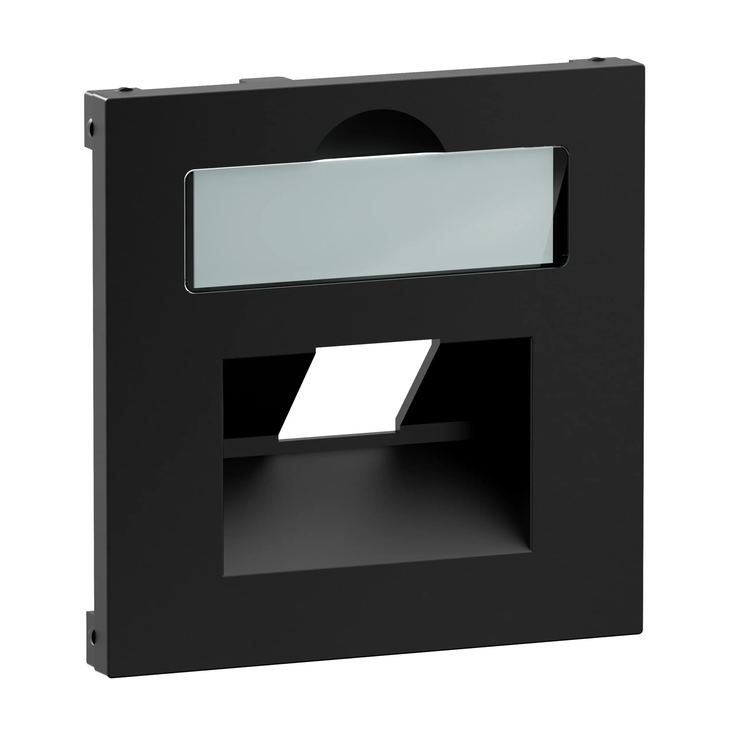 Legrand Legrand 765358 SEANO Abdeckung 1x RJ45 f Datendosen Fremdfabrikate schwarz lackiert