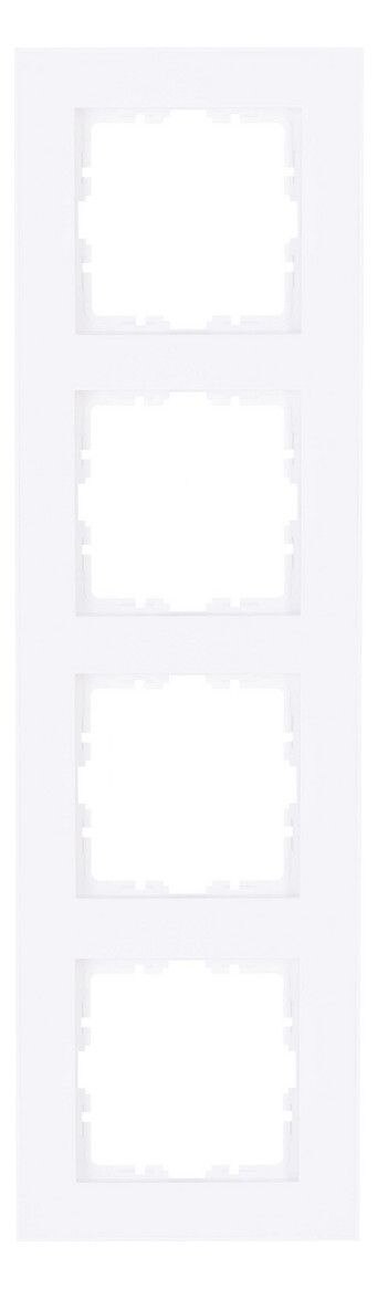 Kopp Kopp 407113002 HK07 PURE-Abdeckrahmen 4-fach Farbe:arktisweiß