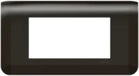 Legrand 079054L Rahmen 4-modulig horizontal Mosaic schwarz