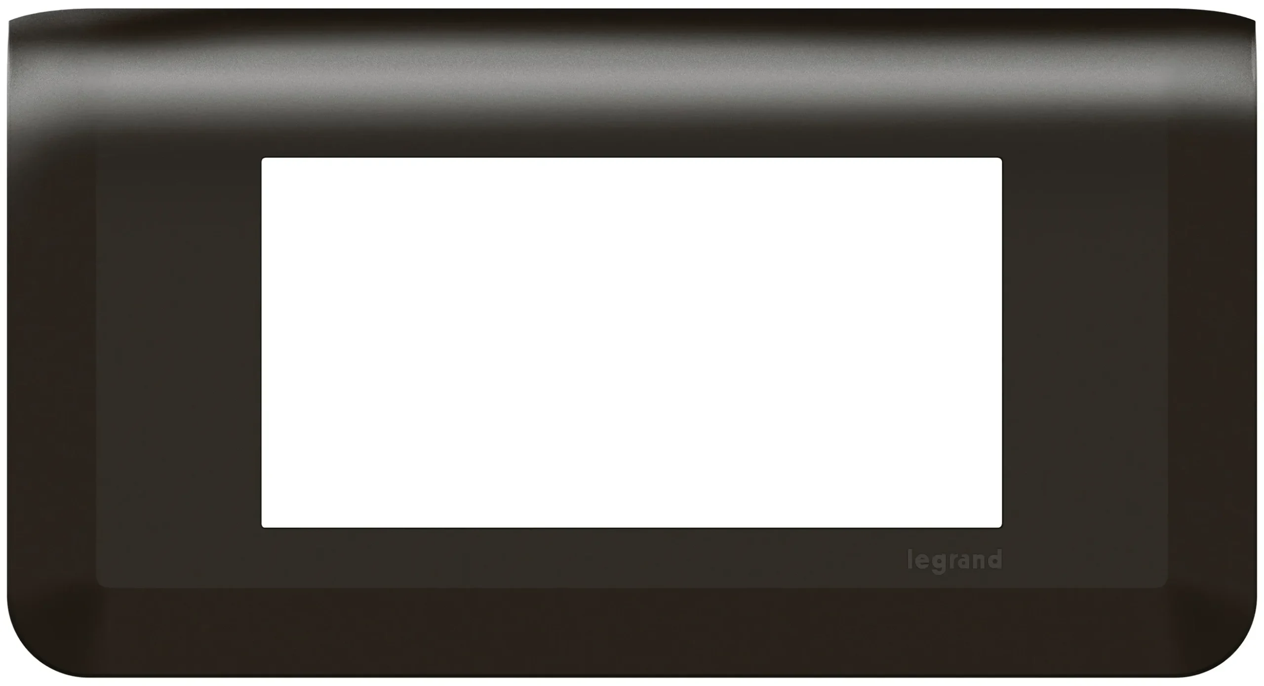 Legrand Legrand 079054L Rahmen 4-modulig horizontal Mosaic schwarz