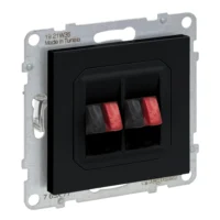 Legrand 765377 SEANO Lautsprecher-Anschluss 2-fach mit Federklemmen