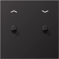 Jung Abdeckung mit Kipphebel Zylinder, 1fach,dark AL 12-5 P D R 01