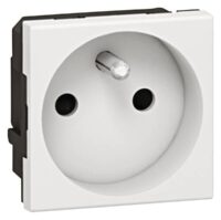 Legrand 077113 Steckdose (SK) franz. 2M Mosaic ultaweiß