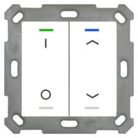 MDT Technologies Taster Light 55 2-fach, Ausführung I/O und Auf/Ab, RGB-W, BE-TAL55T2.D1