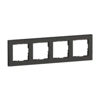 Legrand 765194 SEANO+4-fach Rahmen mit Echtmaterialoberfläche in der