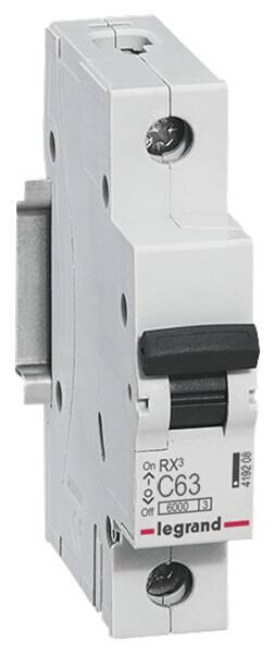 Legrand 419208 RX3 LS-Schalter C 63A 1-polig 6kA 230/400VAC 1TE