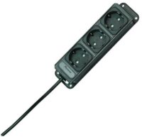 Bild vom Produkt: Kopp 127015013 Unoversal 3-fach KS H05VV-F3G1,5qmm 16A 250V anthrazit