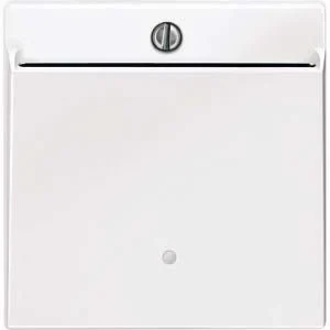 Merten Merten Card-Schalter pws/gl beleuchtbar 315619