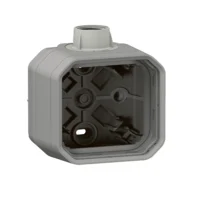 Legrand 069656L Plexo New 1-fach Gehäuse mit Kabeleinführung ISO 20 in der Grau