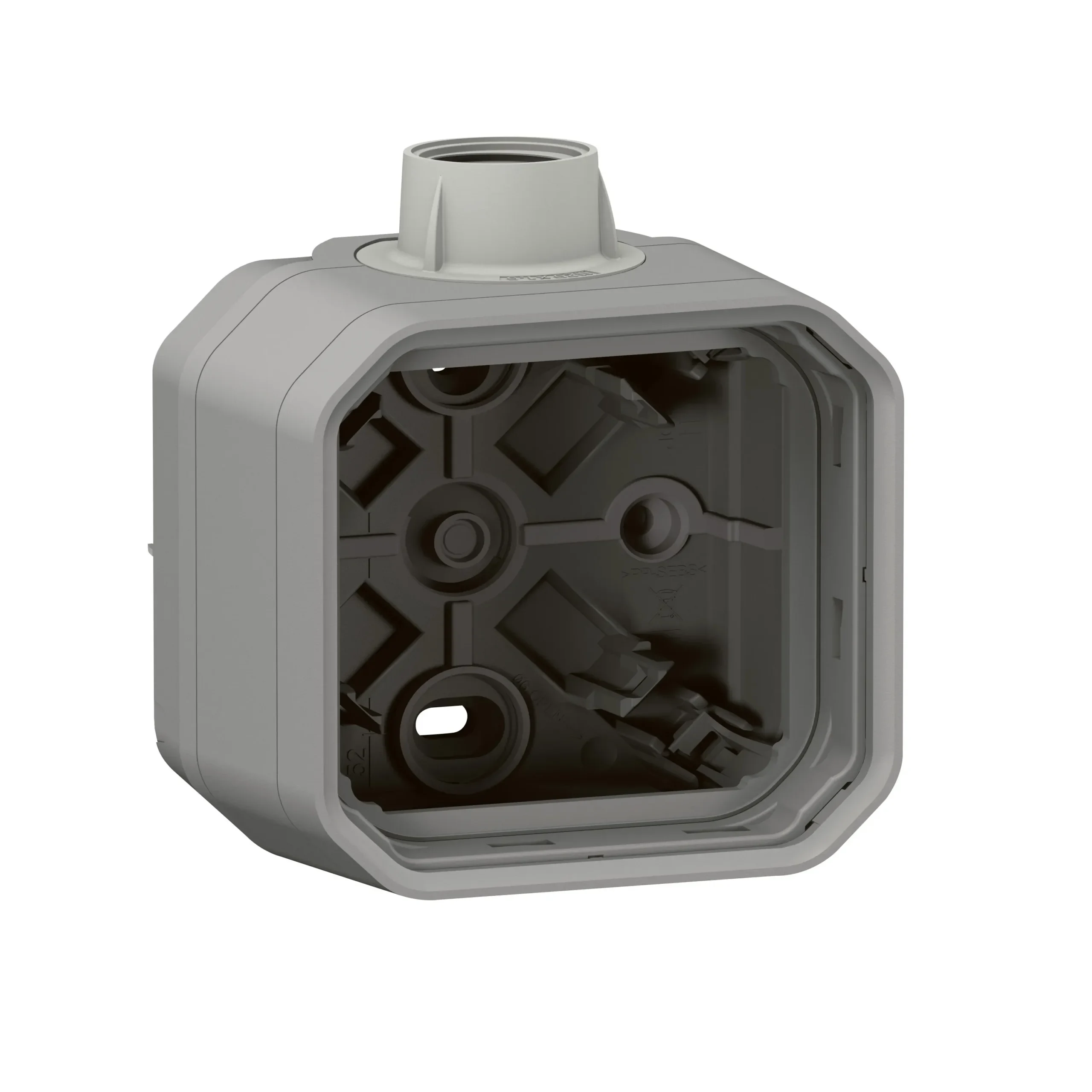 Legrand Legrand 069656L Plexo New 1-fach Gehäuse mit Kabeleinführung ISO 20 in der Grau