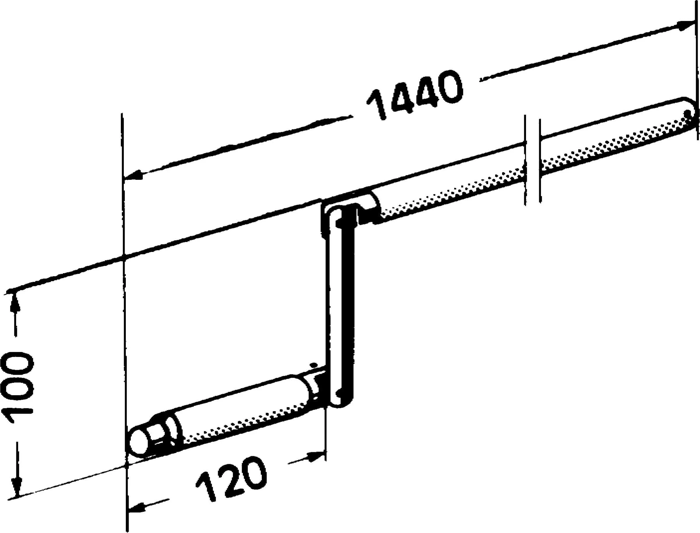 Somfy Somfy Gelenkkurbel 1440mm 9701384